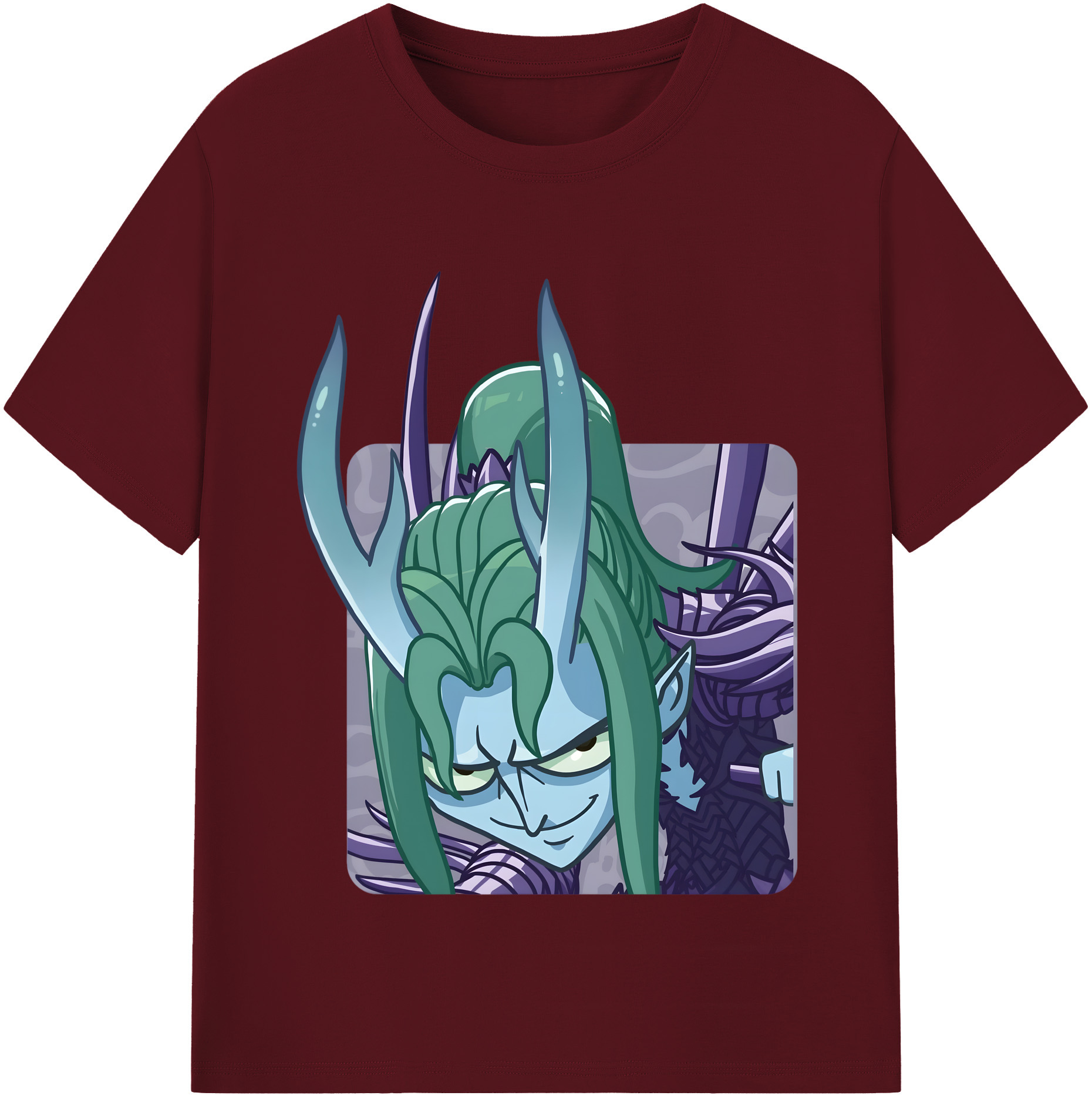 （画像用） Ne Zha 2 ナタ 魔童の大暴れ 綿100％半袖Tシャツ（フロントプリント）